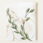 Wedding planner Floral vert Gold Sage (Dos)