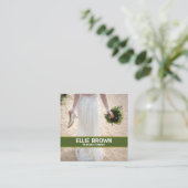 Wedding Planner, Florist Vierkante Visitekaartje (Staand voorkant)