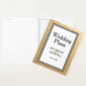 WEDDING PLANNER moderne LGBTQ Gold (Devant avec enveloppe)