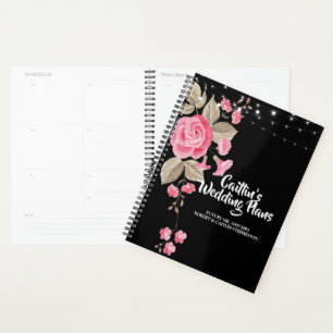 Wedding planner noir de chaîne Whimsical