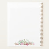 Wedding planner personnalisé, Romantique floral (Dos)