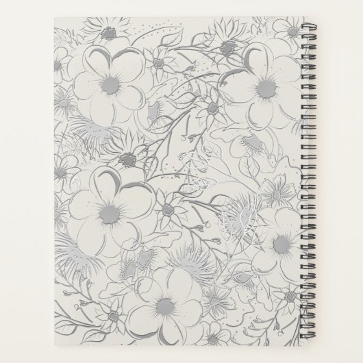 Wedding planner photo bleu Dusty (Dos)