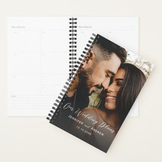 Wedding planner photo et calligraphie moderne (Devant avec enveloppe)