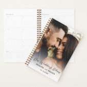 Wedding planner photo et calligraphie moderne (Devant avec enveloppe)