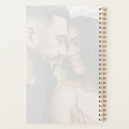 Wedding planner photo et calligraphie moderne (Dos)