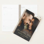 Wedding planner photo et calligraphie moderne (Devant avec enveloppe)
