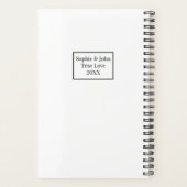 Wedding planner photo moderne simple (Dos)