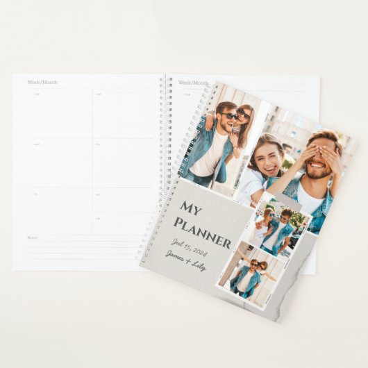 Wedding planner photos mignonnes (Devant avec enveloppe)