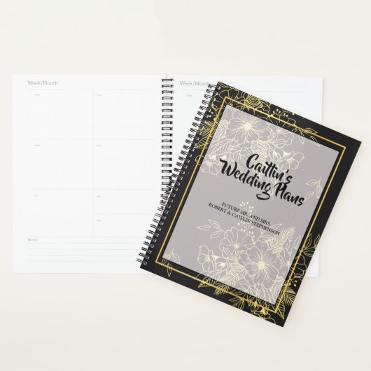 Wedding planner Rose d'or (Devant avec enveloppe)