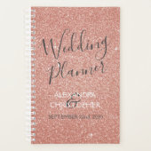 Wedding planner rose - Rose Parties scintillant d' (Devant)