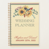 Wedding planner Russe des plantes de tournesol (Devant)