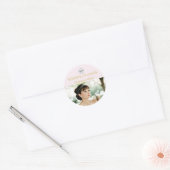 Wedding Planner Spa Foto Roze Ronde Sticker (Envelop)