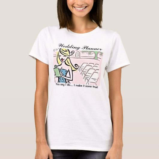 Wedding Planner T-shirt (Voorkant)