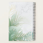 Wedding planner vert Sage Foliage Tropical (Dos)