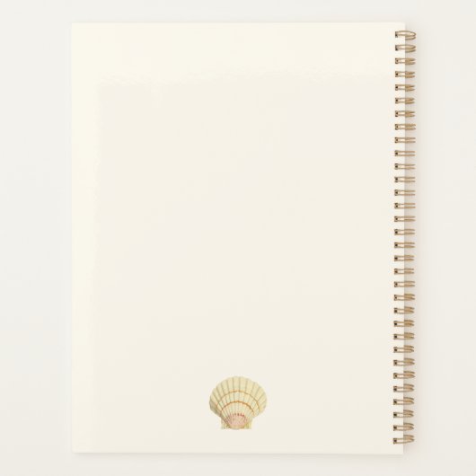 Wedding planner vintage Seashell (Dos)
