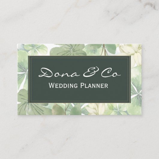 Wedding Planner Visitekaartje (Voorkant)