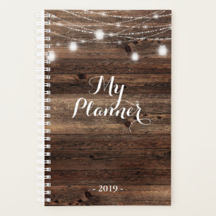 Wedding planner Wood Mason Jar