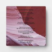 Wedding Plaque Apache Blessing voelt geen regen Fotoplaat (Voorkant)