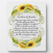 Wedding Poem Plaque Fotoplaat (Voorkant)