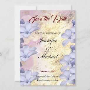 Wedding Professional Classical Floral Save The Date