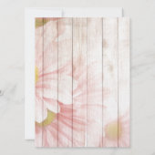 Wedding Professional Floral Linen Classical Save The Date (Achterkant)