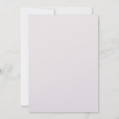 Wedding Professionele Minimalistische Plain Modern Save The Date (Achterkant)