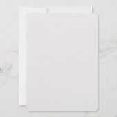 Wedding Professionele Minimalistische Plain Modern Save The Date (Achterkant)