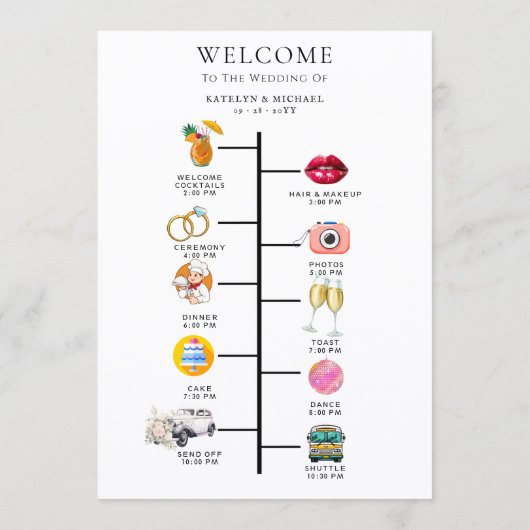 Wedding Program and Wedding Menu (Dos)