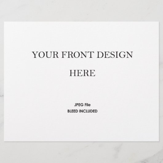 Wedding Program Booklet Printing 5.5x8.5" (Voorkant)