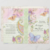 Wedding Program - Collectie van de Liefde (Voorkant / Achterkant)