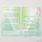 Wedding Programme (niet-religieuze versie) (Voorkant)