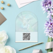 Wedding QR Code Acryl Uitnodiging Uitnodigingen (Insitu (Huwelijk))