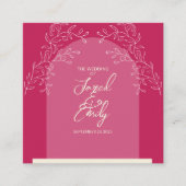 Wedding QR Code Enclosure Kaart (Voorkant)