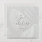 Wedding QR Code Save the Date Invitation (Voorkant / Achterkant)