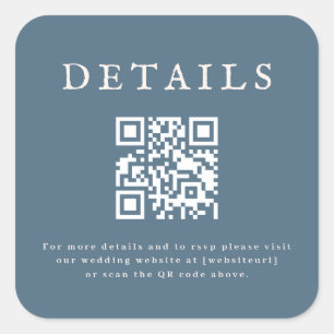 Wedding QR Code Sticker