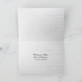 Wedding Quote on Whitewashed Wood Kaart (Binnen)