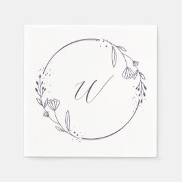 Wedding Reception Initial Napkins Servet