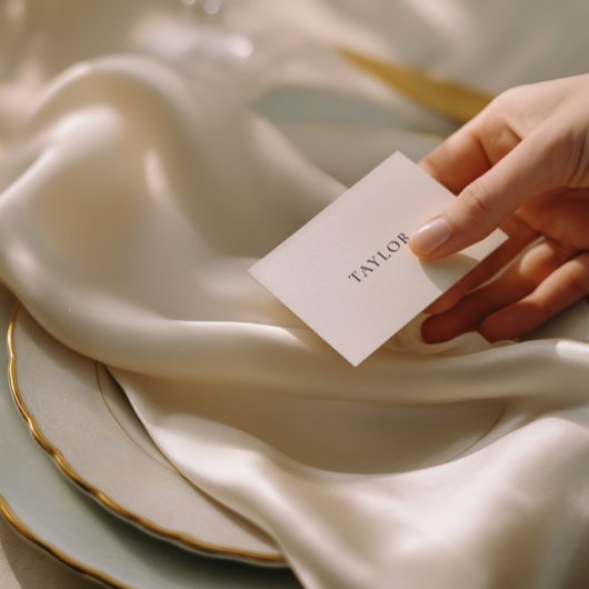 Wedding Reception Mini Guest's Profile Card 4 in 1 Aankondiging