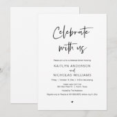 Wedding Rehearsal Dinner, vieren met ons Kaart (Voorkant / Achterkant)