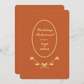 Wedding repetitie en diner uitnodiging QR-code (Voorkant / Achterkant)