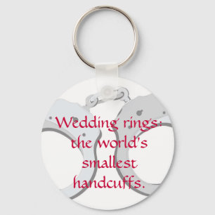 Wedding ringen: 's werelds kleinste handboeien sleutelhanger