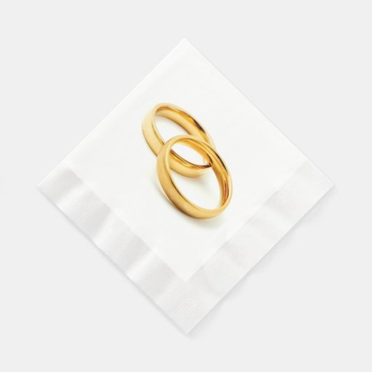 Wedding rings servet (Hoek)
