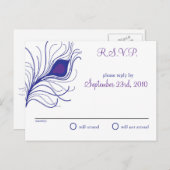 Wedding RSVP briefkaart (Voorkant / Achterkant)