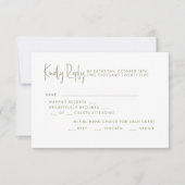 Wedding RSVP Cards. (Voorkant)
