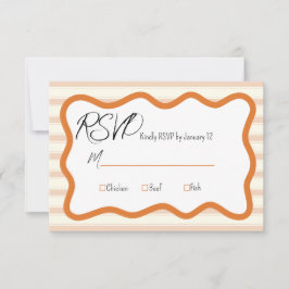 Wedding RSVP Kaart Daffodil