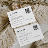Wedding RSVP Kaart Sjabloon
