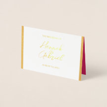 Wedding RSVP Response Folie Kaart