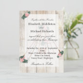 Wedding Rustic Boho Chic Teepee Kaart (Staand voorkant)