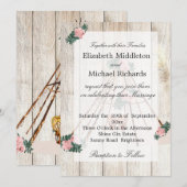 Wedding Rustic Boho Chic Teepee Kaart (Voorkant / Achterkant)