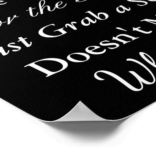 Wedding Seating Chart, Sit "where"-Poster Poster (Hoek)